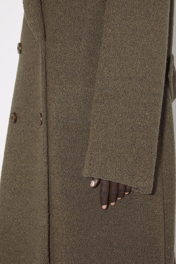 (image for) Smooth-Running Double-breasted wool coat